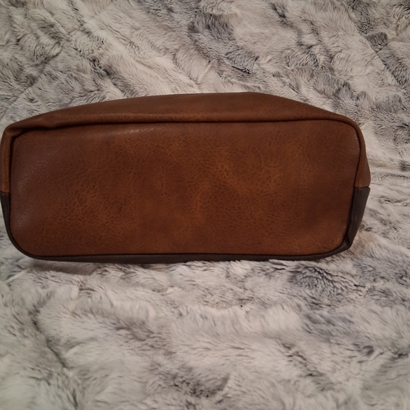 Montana West Brown Messenger Bag Leather Compact - Picture 5 of 9